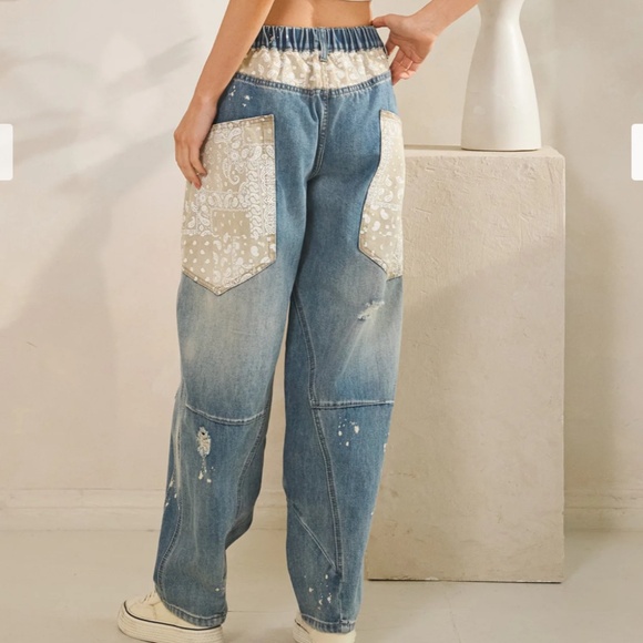 Oli & Hali “ BRENDA ” Oli and Hali PANTS WITH LARGE EXTENDED POCKETS NWOT - Picture 5 of 9